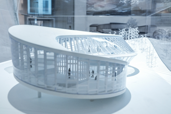 Infinity Library in Dayi, Chengdu is at its detail design stage (photo credit: Department of Architecture, HKU)